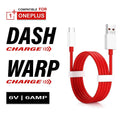 Oneplus 80W Supervooc USB to Type C Data Sync Fast Charging Charger Cable for One plus 13,13r,12,12r,11,11r,10r,10t,10,10p ro,9pro,9rt,8,8t,Nord 4/3/2,Ce 4/3/2,Ce4 lite/Ce3/Ce2,Open, Dash/Warp, Red